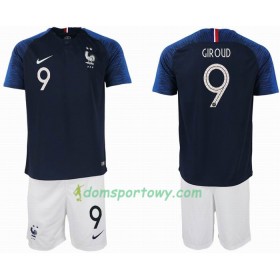 Koszulka Francja GIROUD 9 2 star Dziecięcy Domowe Koszulki Piłkarskie Mistrzostwa Świata 2018